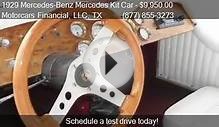 1929 Mercedes-Benz Mercedes Kit Car For Sale Convertible for