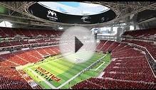 Das neue Mercedes-Benz Stadion in Atlanta.